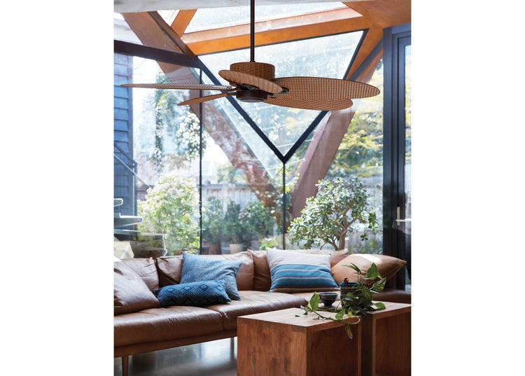 Deckenventilator Fijian II, 132 cm ∅, 3 Geschwindigkeiten, inkl. Wandschalter