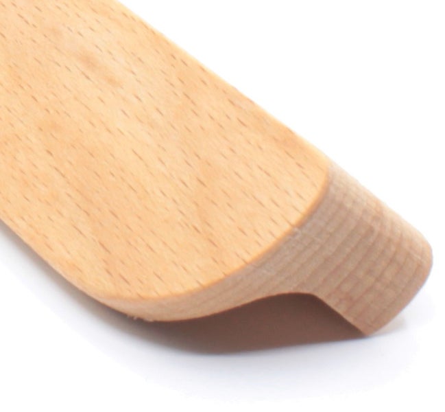 Detailaufnahme eines Holzstiels