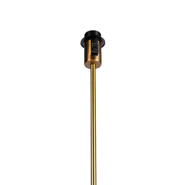 Lampenfassung mit integriertem Schalter und Stab aus Metall zur Leuchtenmontage