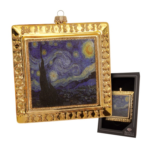 Dekorativer Weihnachtsschmuck mit dem Motiv 'Sternennacht'