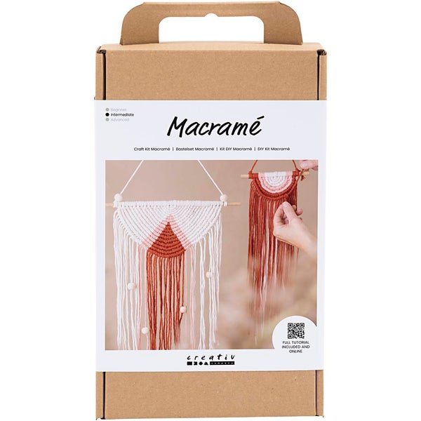 Creativ Company DIY Sets Macramé Kreativ Set Macramé, Wandschmuck, Kreativ Box