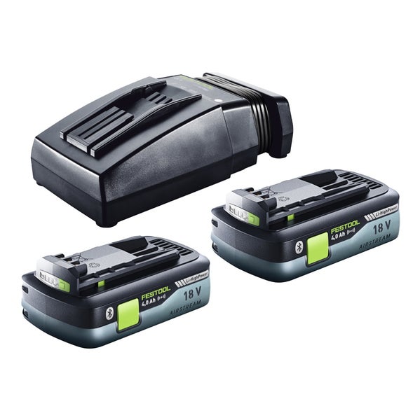 Festool CTMC SYS Akku Absaugmobil 36 V ( 2x 18 V ) Staubkl. M + 2x Akku 4,0 Ah + Ladegerät