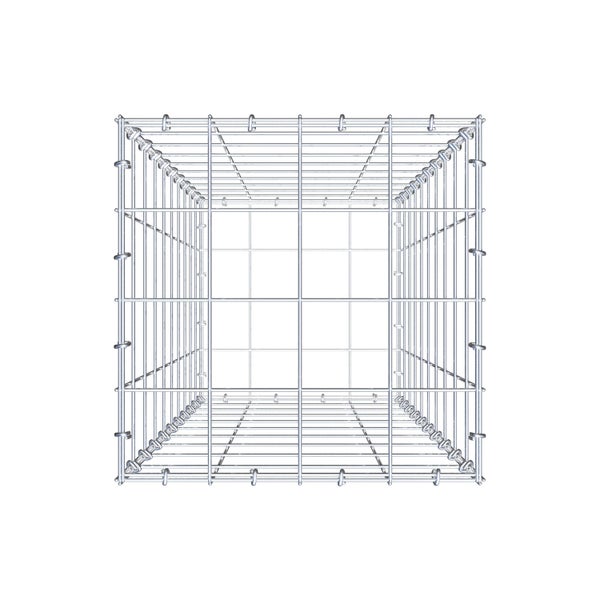 Gabione 100 cm x 40 cm x 40 cm (L x H x T), Maschenweite 10 cm x 10 cm, C-Ring