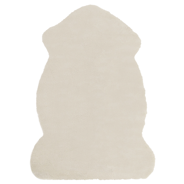 Kunstfellteppich UNDARA Beige 60 x 90 cm
