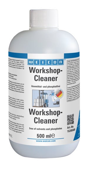 WEICON Workshop Cleaner | lösemittelfreier Universalreiniger | 500 ml | blau