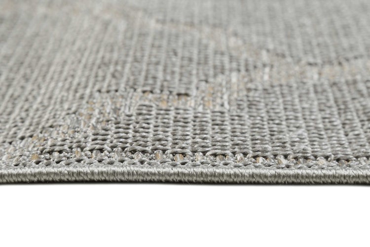 Outdoor Teppich Grau Silber Gleamy WECONhome 133x200 cm