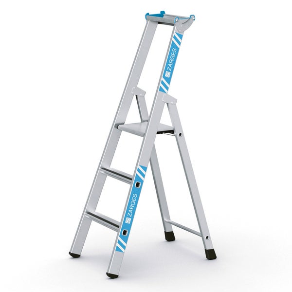 Zarges Stehleiter mit drei Stufen