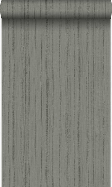 Origin Wallcoverings Tapete feine unregelmäßige Streifen mit Sandstruktur Taupe - 53 cm x 10.05 m - 345946
