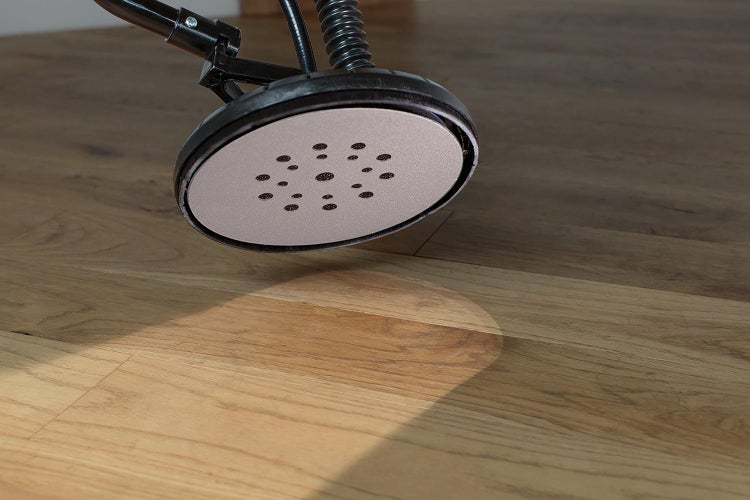 kwb Quick-Stick Schleifgitter-Scheibe K 120  für Langhalsschleifer, 225 mm Ø,,aus Fiberglas, gelocht gelocht mit Klett (5 Stk.)