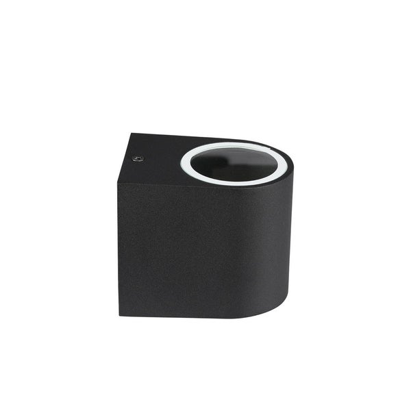 Schwarze Wandleuchte