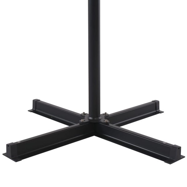 Kreuzförmiger Schirmständer aus Metall