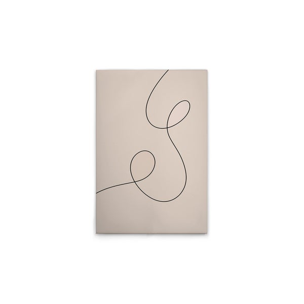 Gemälde mit abstraktem Linienmotiv