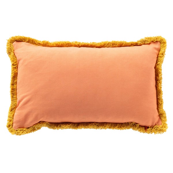 Dekokissen mit Fransen