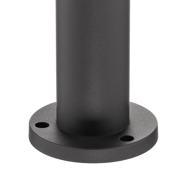 PRIOS Außenleuchte Tulimar (Modern) in Schwarz aus Aluminium (1 flammig, GU10) - Wegeleuchte Pollerleuchte Wegelampe Sockelleuchte