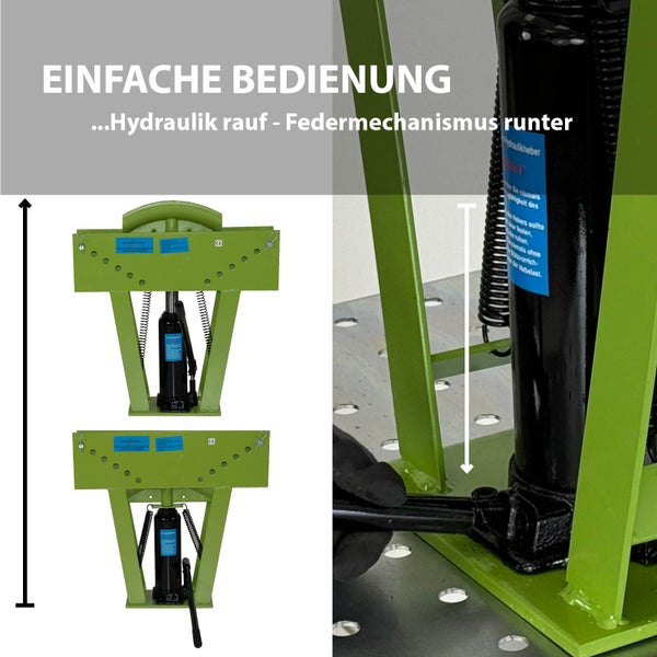 Rohrbiegemaschine hydraulisch 16t Presskraft 8 Matritzen 90° Biegewinkel Rohrbieger Rohrbiegegerät