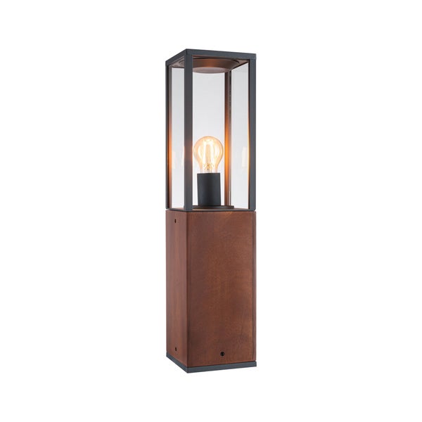Lichtobjekt Timba IP44 eckig 600mm max. 60W 230V Holz E27 Holz