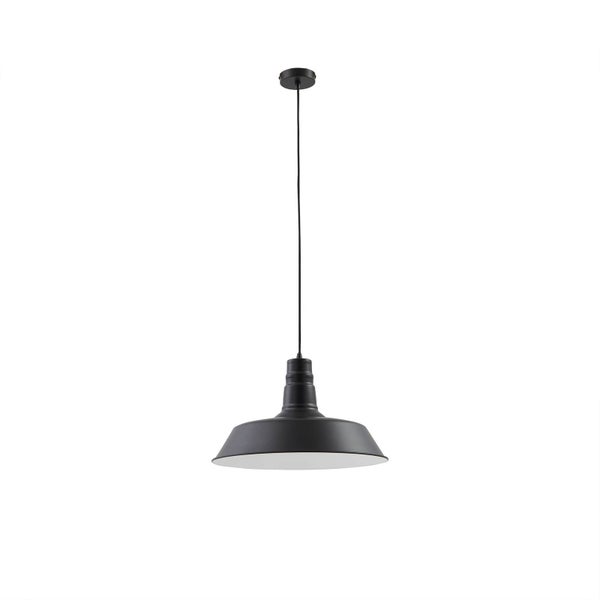 Lindby Pendelleuchte Laylan (Modern) in Schwarz aus Metall (1 flammig, E27) - Deckenlampe Esstischlampe Hängelampe Hängeleuchte Wohnzimmerleuchte