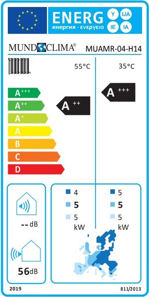 MundoClima Wärmepumpe MUAMR-04-H14 - 4,5|4,5 kW Kühlen|Heizen 230V-Propan