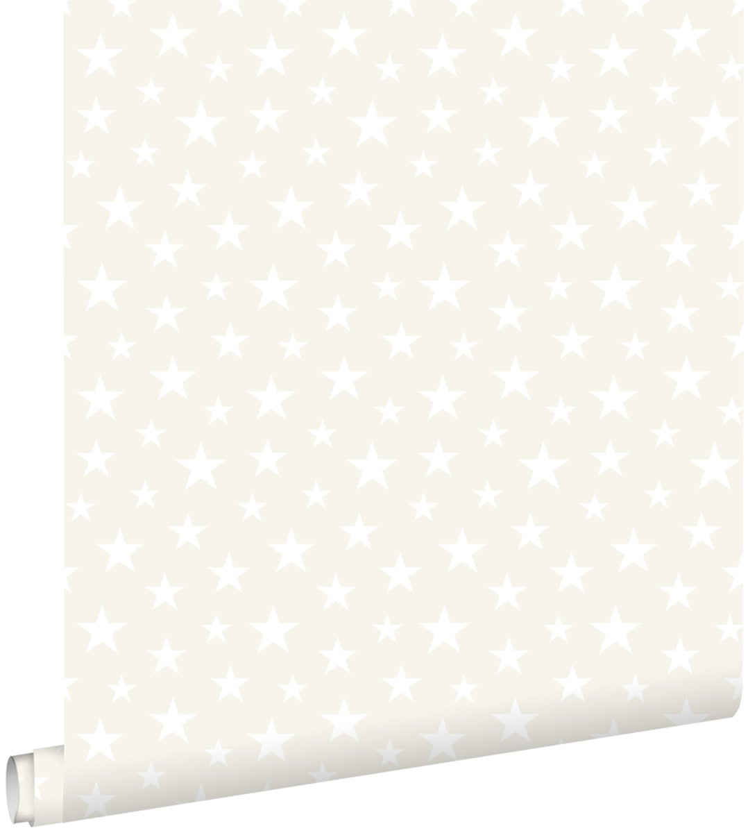 ESTAhome Tapete kleine Sterne Weiß - 53 cm x 10,05 m - 128715