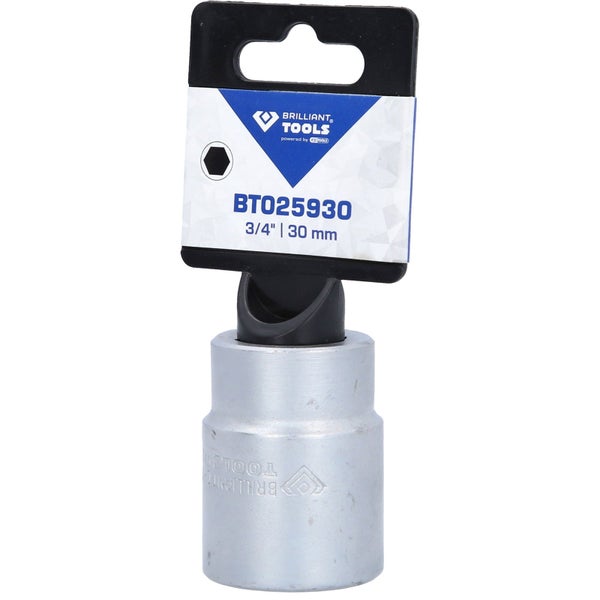 BRILLIANT TOOLS 3/4 Sechskant-Stecknuss 30 mm - BT025930