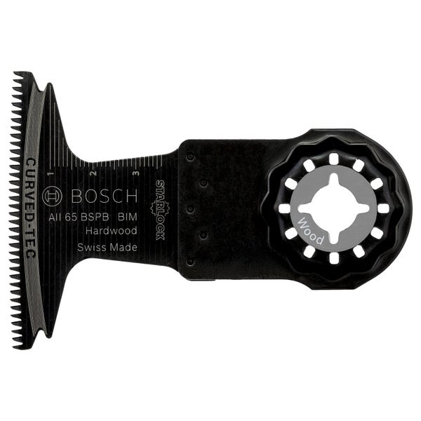 Bosch 10x BIM Tauchsägeblatt Starlock AII 65 BSPB Hard Wood 40 x 65 mm - 2608664479