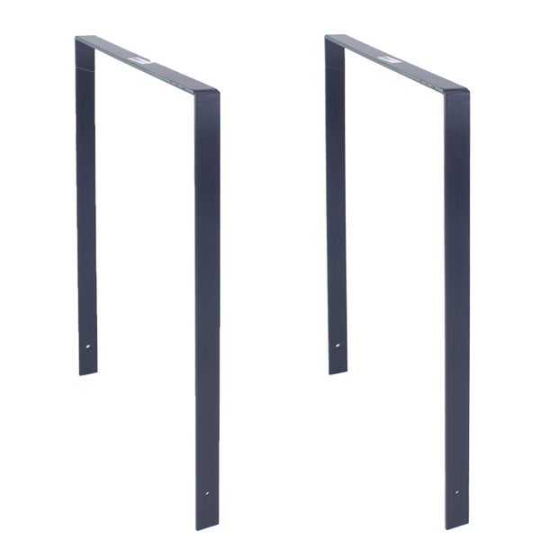 Zwei Regalwinkel aus Stahl