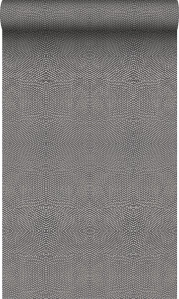 Origin Wallcoverings Tapete Tierhautmuster Dunkelbraun - 53 cm x 10,05 m - 347311