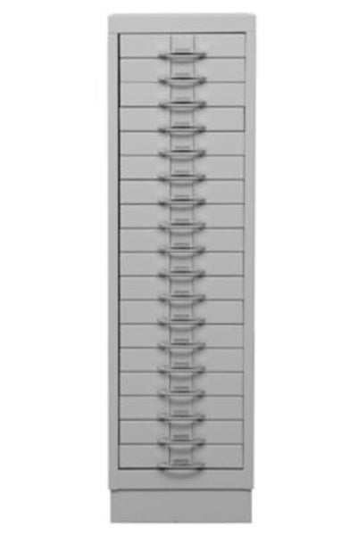 PROREGAL Schubladenschrank Swan 18 Schubladen HxBxT 105 x 30 x 40 cm Grau