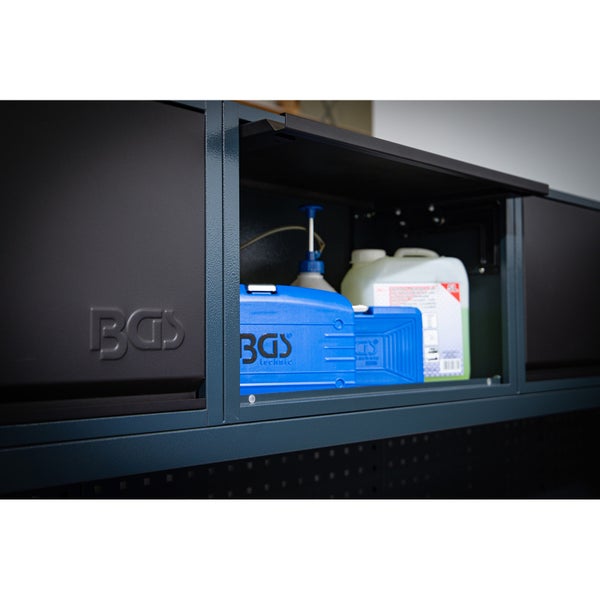 BGS Schrankwand-System Werkstatt Holz 8 Module - 80160