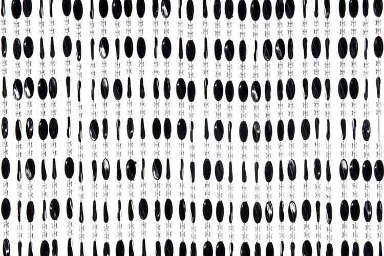 Fliegenvorhang / Türvorhang - Charlotte - 100x240 cm - schwarz