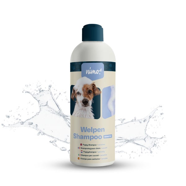 nimo® Welpen Shampoo sensitiv • ohne Duftstoffe und pH-Neutral für alle Rassen