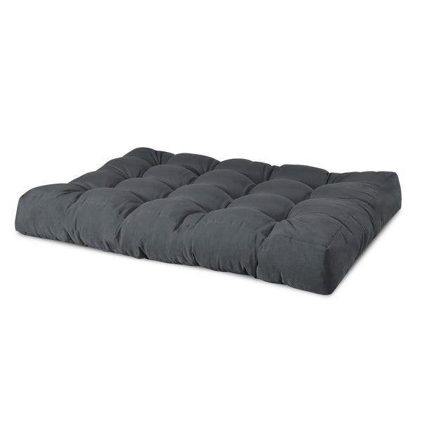 Beautissu ECO Style Palettenkissen Sitz 120x80x15cm Graphitgrau