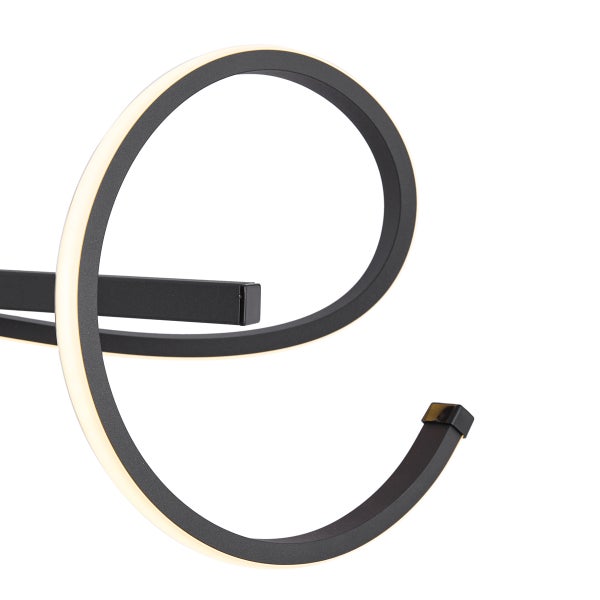 LED-Deckenleuchte mit geschwungenem Design