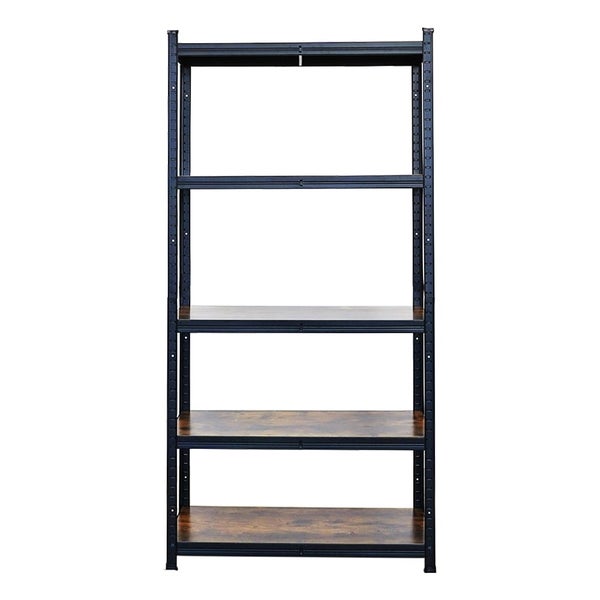 PROREGAL Vintage Series Schwerlastregal Ragnar für Gesamtlast 400 kg Maße: 180x90x40cm Vintagebraun-Schwarz, Kellerregal, Steckregal, Garagenregal, Lagerregal