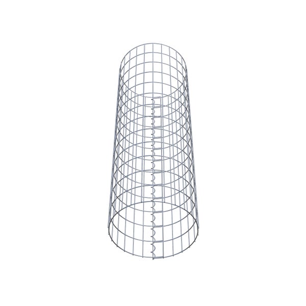 Gabionensäule Durchmesser 42 cm, MW 5 x 10 cm rund - Höhe: 1,30 m