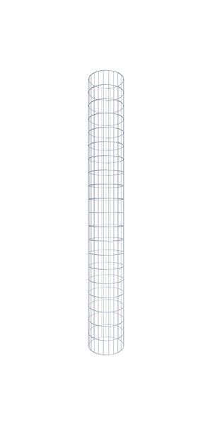 Gabionensäule Durchmesser 37 cm, MW 5 x 10 cm rund - Höhe: 2,00 m