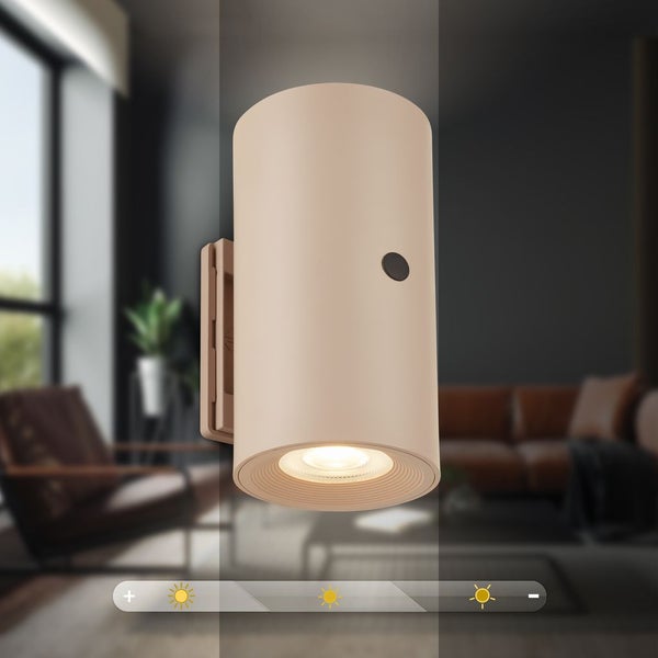 LED Wandleuchte Wandlampe ohne Stromanschluss Bewegungsmelder Akku ohne Bohren