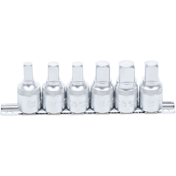 BGS Öldienstschlüssel-Satz Antrieb Innenvierkant 12,5 mm (1/2) Abtrieb Innenvierkant 6tlg. - 1016