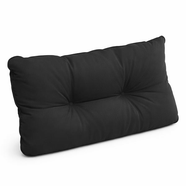 Rechteckiges Gartenkissen mit Knopfheftung für Loungemöbel