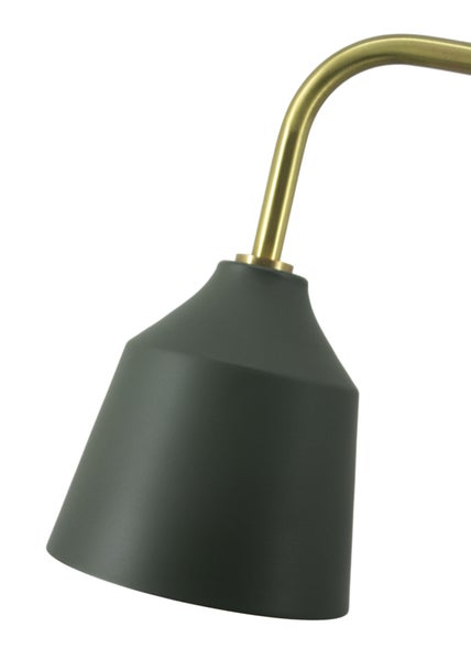 Minimalistische Tischlampe in Grün, Skandinavischer Stil 69 cm | Wohnzimmer Esszimmer Leuchte