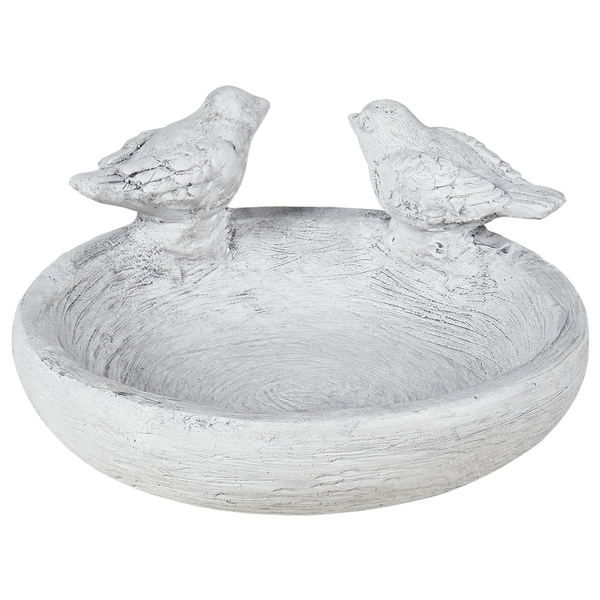 Garten-Vogeltränke grau Antik-Optik 13 cm MAMOU