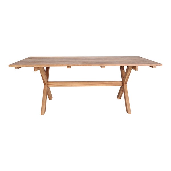 Muline Gartentisch 90x200 cm Teakholz massiv. 90 X 200 X 75 cm