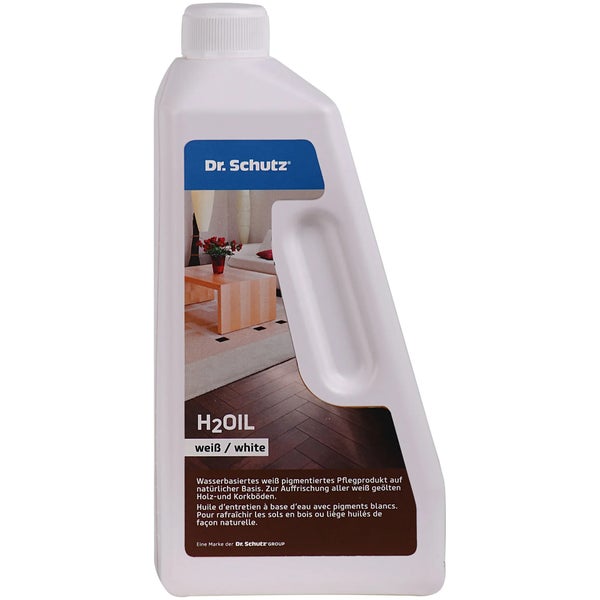 Dr. Schutz H2OIL weißes Pflegeöl für geölte Holz und Korkböden