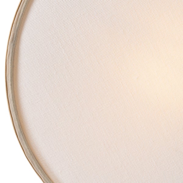 Detailansicht eines Lampenschirms aus Stoff