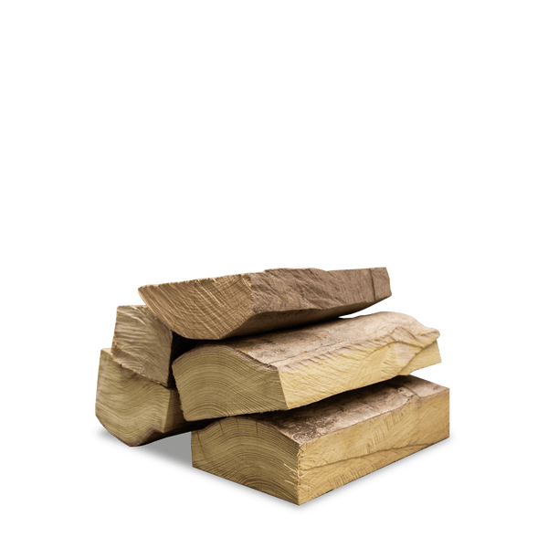 Gestapeltes Brennholz