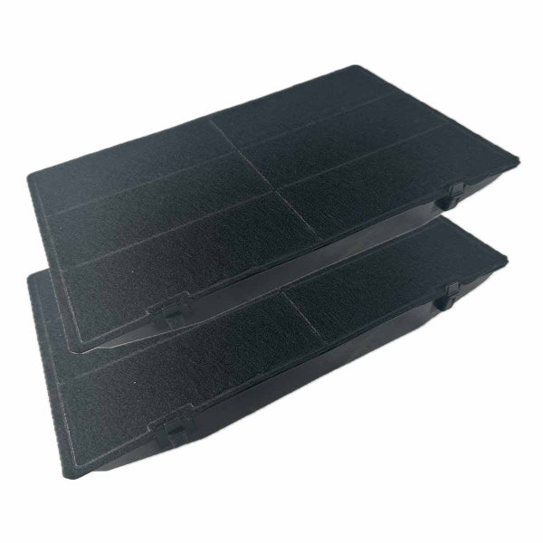 Zwei Dunstabzugshaubenfilter aus Aktivkohle