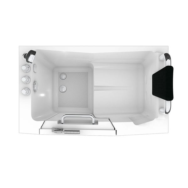 Sitzbadewanne Senioren Sitzwanne Tür S08-TH-B-R 110x68cm