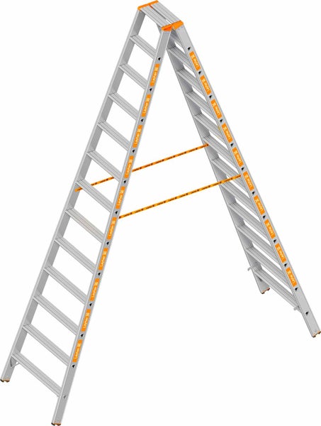 Aluminium Doppelstufenleiter