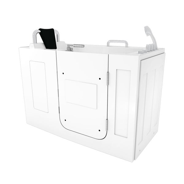 Sitzwanne Whirlpool Wanne mit Tür S07WP-TH-A-R 140x76cm