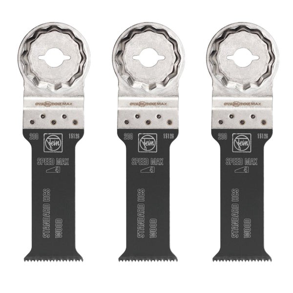 Fein 3x E-Cut Standard Sägeblatt StarlockMax 32 mm - 63502200220